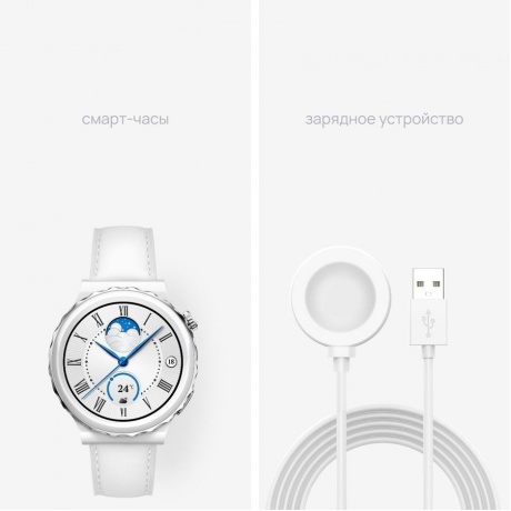 Умные часы HUAWEI WATCH GT3 Pro FRG-B19V White (silver) - фото 12