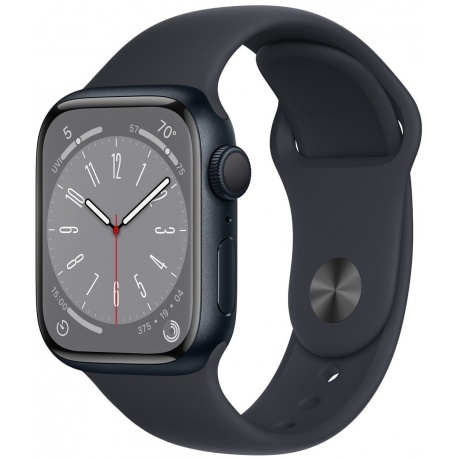 Умные часы Apple Watch Series 8 А2770 41мм M/L (MNU83LL/A) Midnight - фото 1