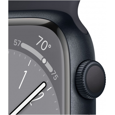 Умные часы Apple Watch Series 8 А2770 41мм M/L (MNU83LL/A) Midnight - фото 6