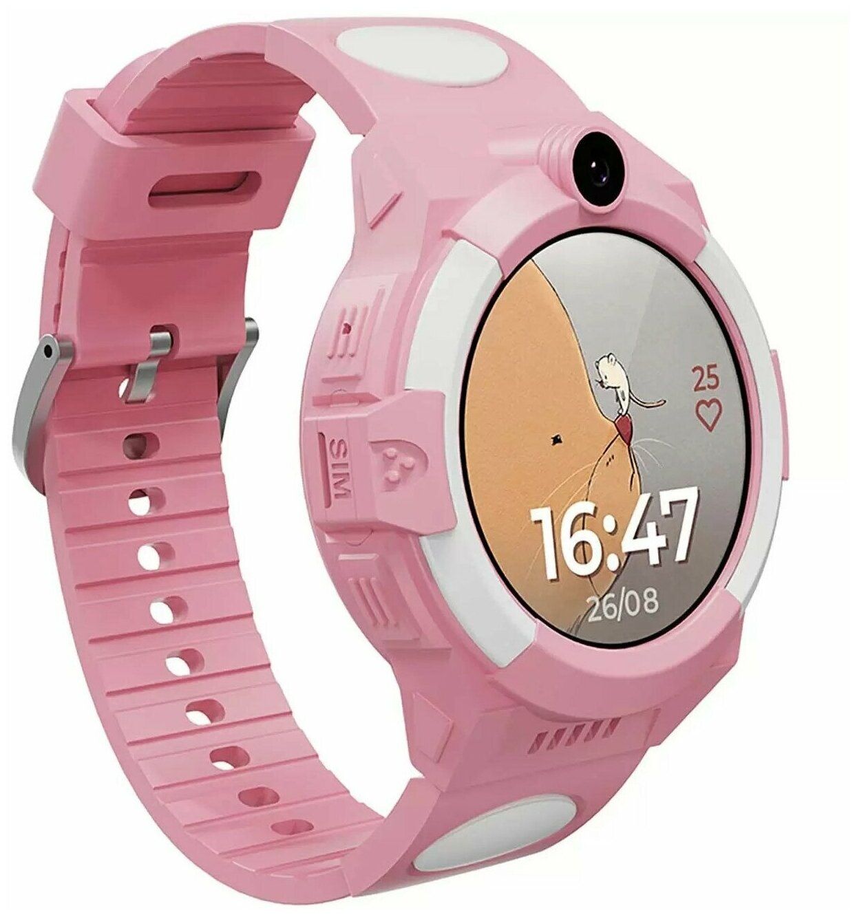 Умные часы Aimoto Sport 4G Pink 9220102 смарт реле 4g европа южная америка австралия четырехсторонний контроллер 4g дистанционное управление через приложение веб страница sms со