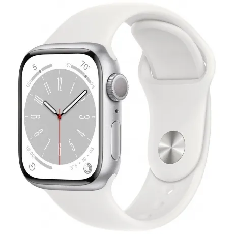 Умные часы Apple Watch Series 8 45мм M/L (MP6Q3LL/A) Silver