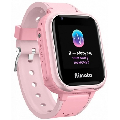 Детские умные часы Aimoto IQ 4G розовые - фото 4