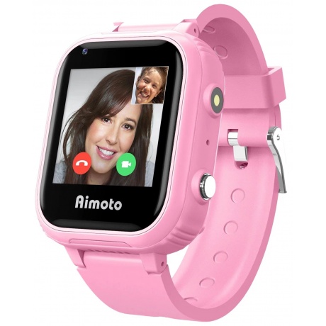 Детские умные часы Aimoto Pro 4G Pink 8100804 - фото 1