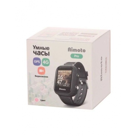 Детские умные часы Aimoto Pro 4G Pink 8100804 - фото 4