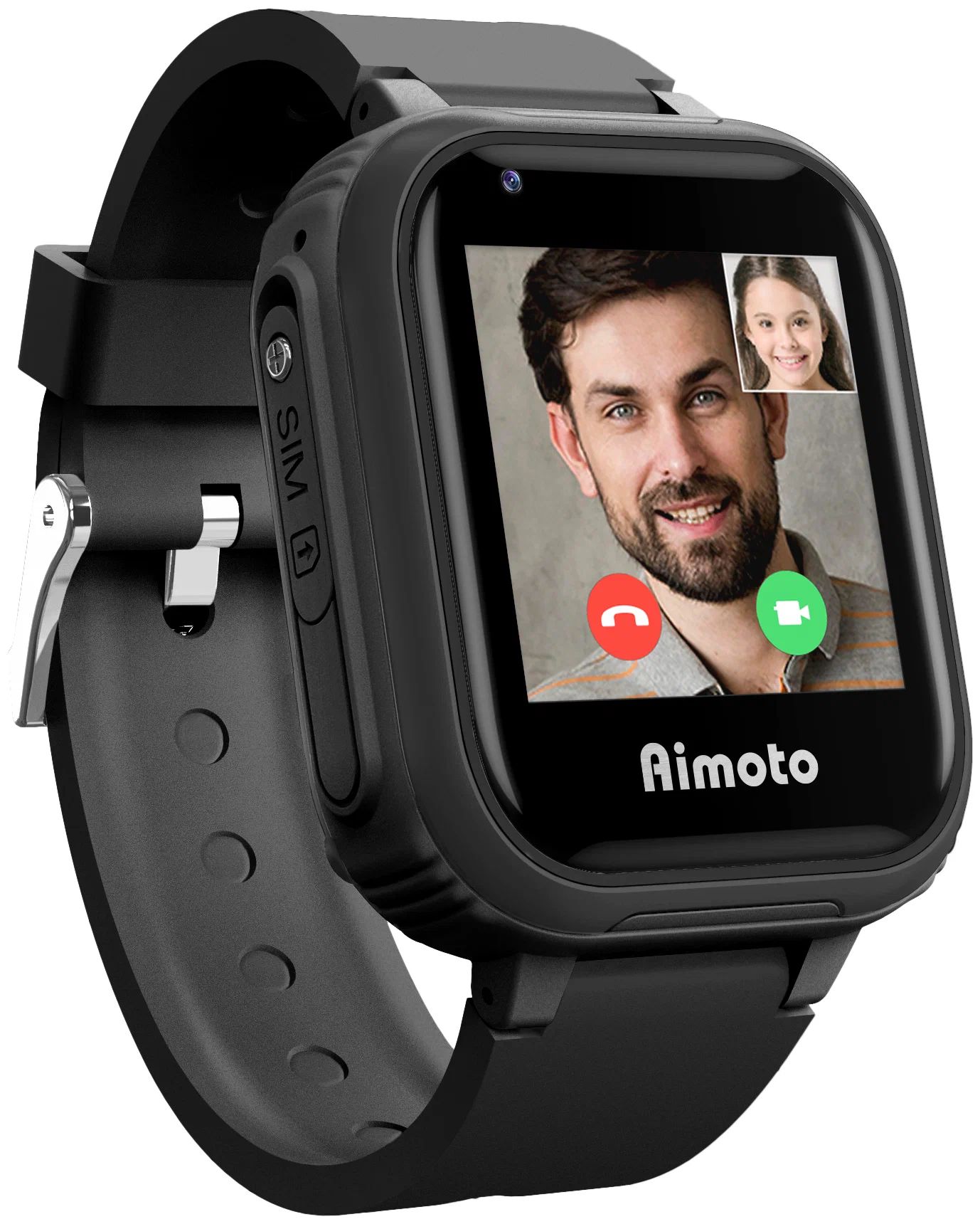 умные детские часы aimoto pro indigo черный Детские умные часы Aimoto Pro 4G Space 8100820