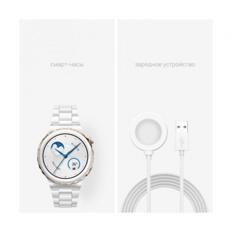 Умные часы Huawei WATCH GT3 Pro FRG-B19T White (gold) - фото 7