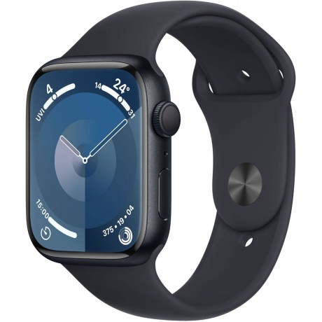 Умные часы Apple Watch Series 9 41mm Sport Band (MR8X3ZP/A) Midnight - фото 1