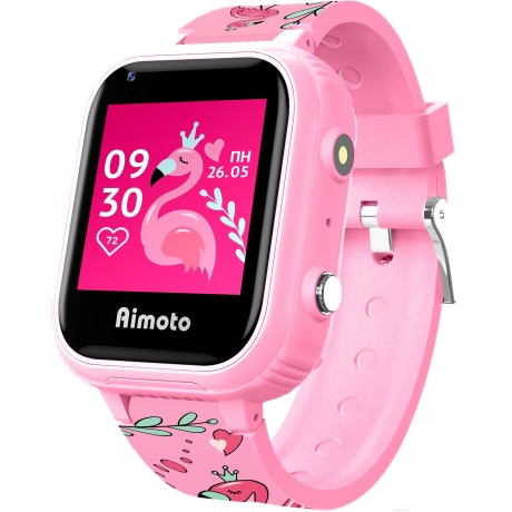 Детские умные часы Aimoto Pro 4G (8100821) Фламинго - фото 9