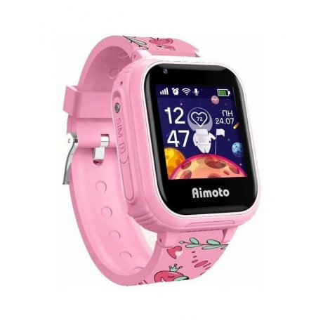 Детские умные часы Aimoto Pro 4G (8100821) Фламинго - фото 2
