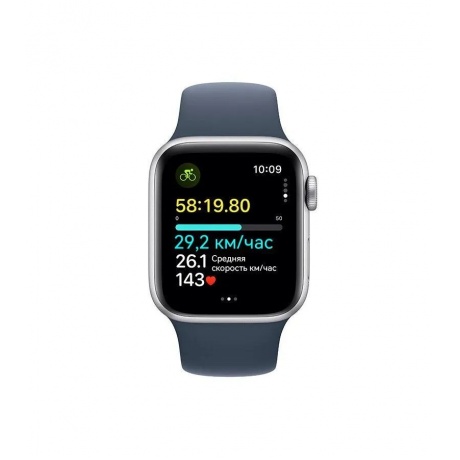 Умные часы Apple Watch Series SE 2023 40mm M/L (MRE33LL/A) Silver/Blue - фото 5