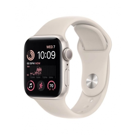 Умные часы Apple Watch Series SE 2023 44mm S/M (MRE43LL/A) Starlight - фото 1