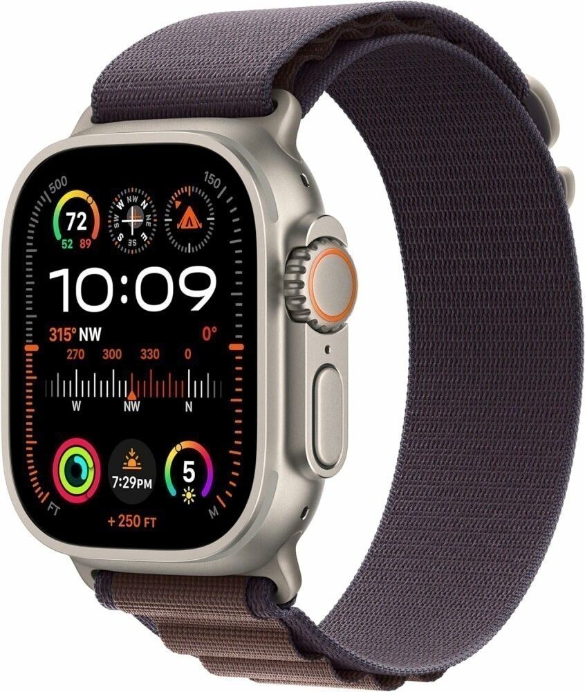 Умные часы Apple Watch Ultra 2 49mm Titanium with Indigo Small (MRFE3ZA/A) цена и фото