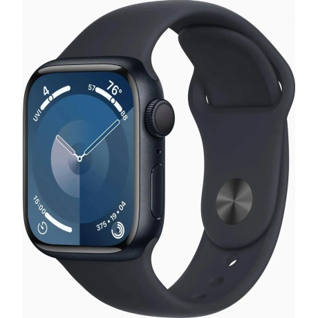 Умные часы Apple Watch Series 9 41mm Midnight S/M (MR8W3LL/A) - фото 1