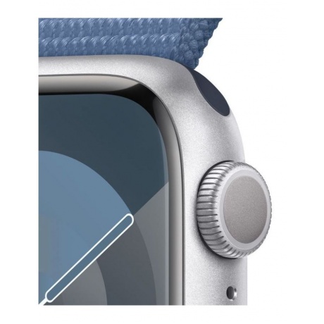 Умные часы Apple Watch Series 9 41mm Silver/Winter Blue (MR923LL/A) - фото 3