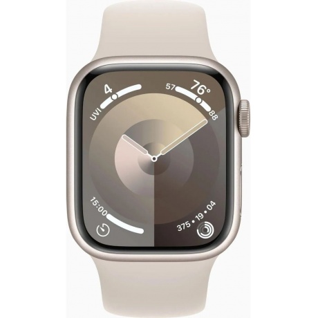 Умные часы Apple Watch Series 9 41mm Starlight S/M (MR8T3LL/A) - фото 2