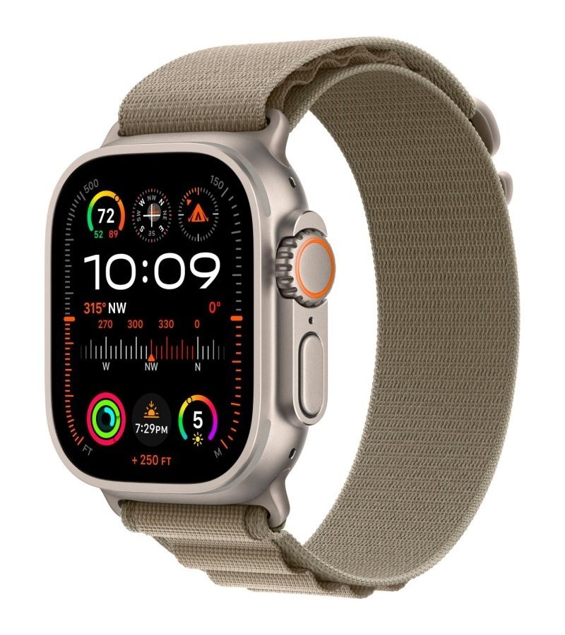 Умные часы Apple Watch Ultra 2 49mm Titanium with Olive Large (MRFK3ZA/A)