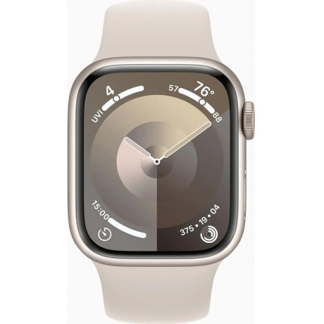 Умные часы Apple Watch Series 9 45mm Starlight S/M (MR963LL/A) - фото 2