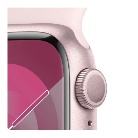 Умные часы Apple Watch Series 9 45mm Pink M/L (MR9H3LL/A) - фото 3