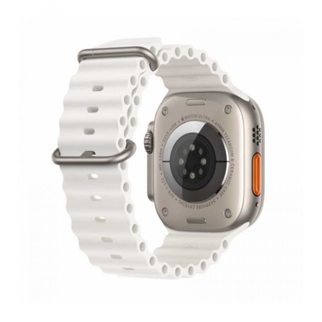 Умные часы Apple Watch 8 Ultra 49mm Titanium Case with White (MNH83LL/A) - фото 3
