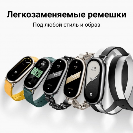 Умные часы Xiaomi Smart Band 8 Graphite Black - фото 22
