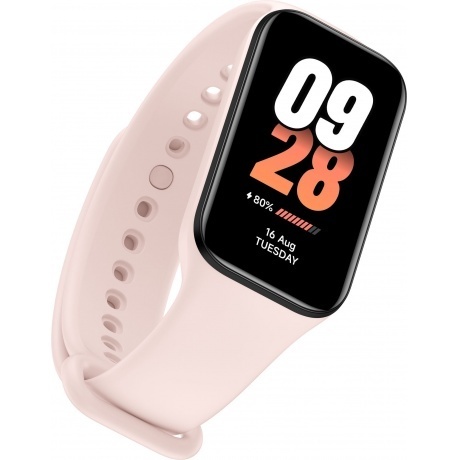 Умные часы Xiaomi Smart Band 8 Active (BHR7420GL) Pink - фото 2