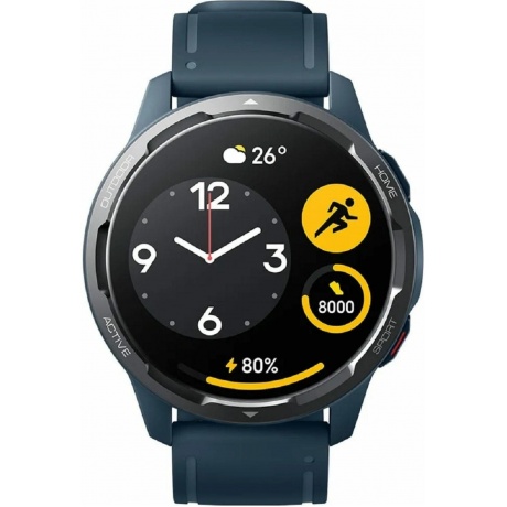 Умные часы Xiaomi Watch S1 Active GL (Ocean Blue) BHR5467GL - фото 3
