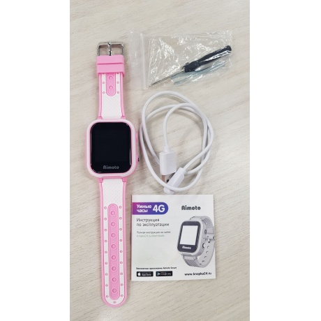 Детские умные часы Aimoto Pro Indigo 4G Pink хорошее состояние - фото 4