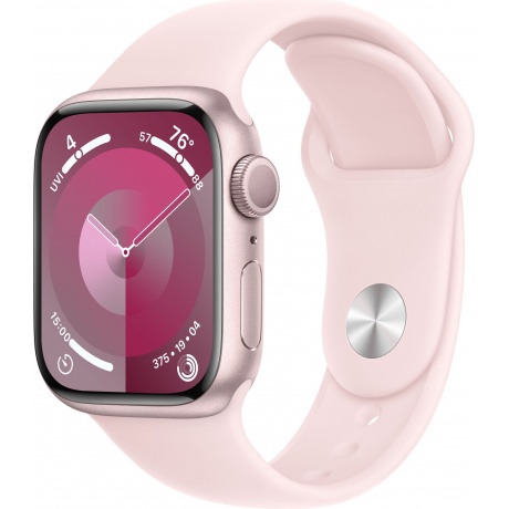 Умные часы Apple Watch Series 9 A2978 41мм Pink (MR943LL/A) - фото 1