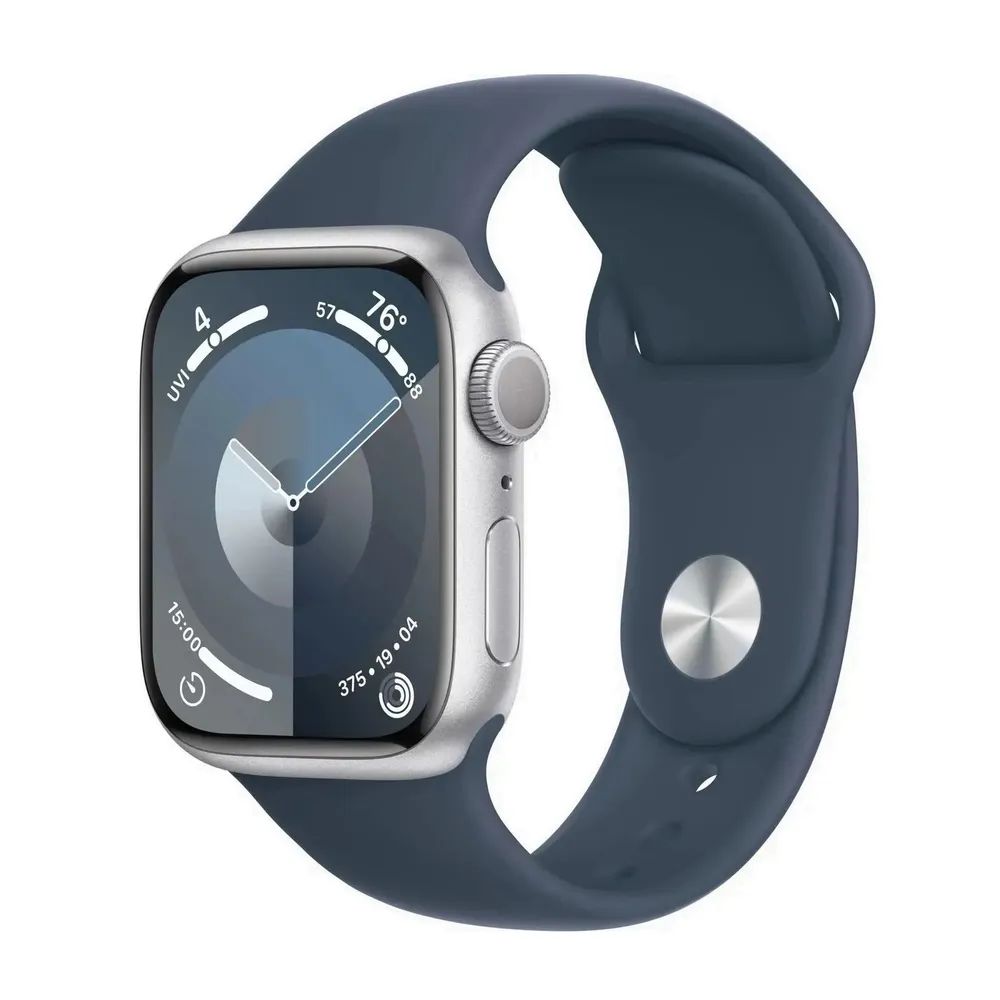 Умные часы Apple Watch Series 9 41mm Silver/Blue (MR903LL/A) умные часы apple watch series 9 41mm starlight s m mr8t3ll a