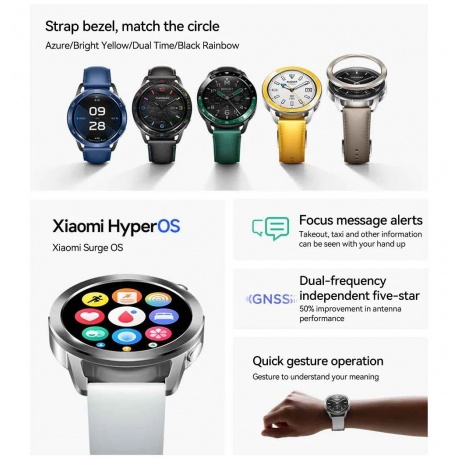 Умные часы Xiaomi Watch S3 Silver - фото 32