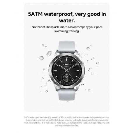 Умные часы Xiaomi Watch S3 Silver - фото 9