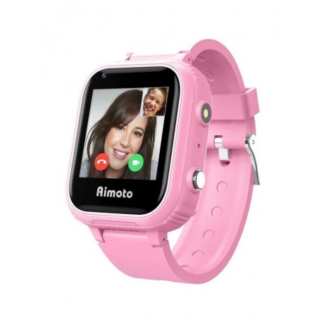 Детские умные часы Aimoto Pro 4G (8100821) Фламинго хорошее состояние - фото 1