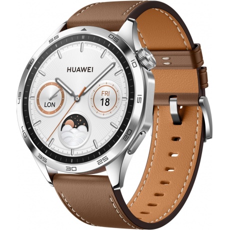 Умные часы Huawei Watch GT 4 (55020BGX) Brown - фото 1