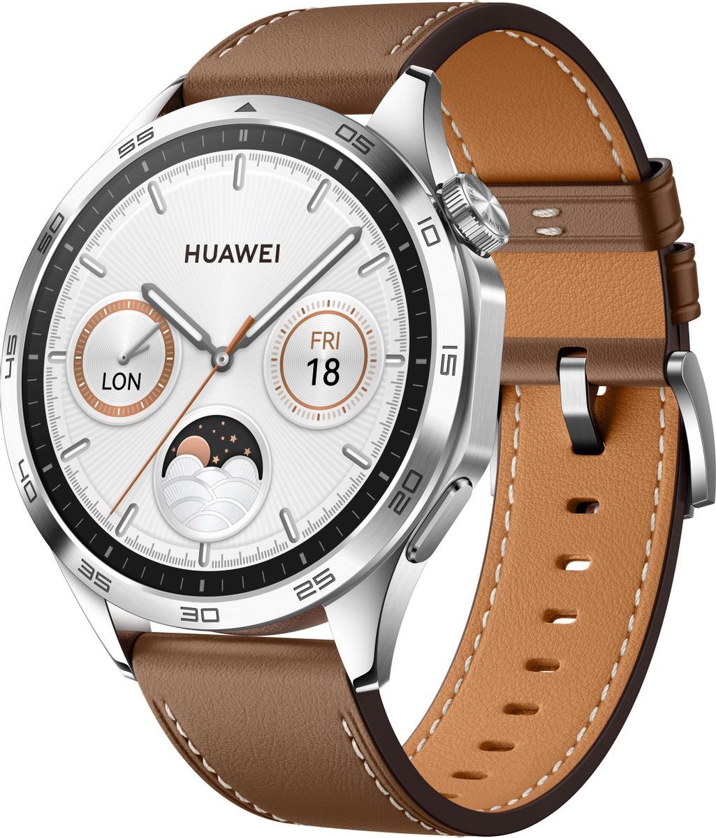 Умные часы Huawei Watch GT 4 (55020BGX) Brown комплект защитных пленок для смарт часов honor magic watch 2 46mm 4шт глянцевая не стекло защитная прозрачная