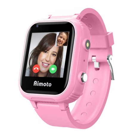 Детские умные часы Aimoto Pro 4G Pink 8100804 хорошее состояние - фото 1