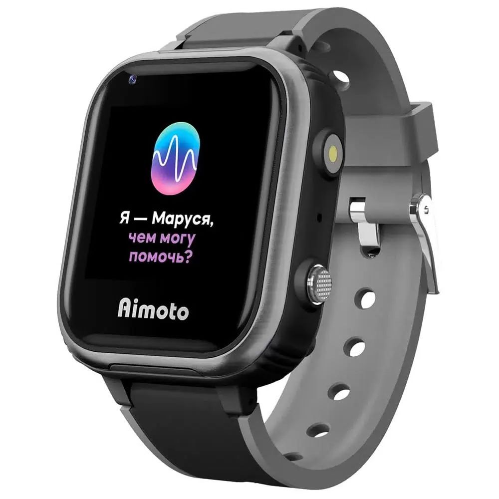 детские умные часы aimoto iq 4g розовый Детские умные часы Aimoto IQ 4G черные хорошее состояние