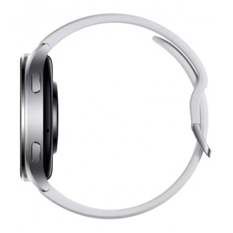 Умные часы Xiaomi Watch 2 Silver Case with Gray TPU Strap - фото 6