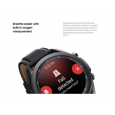 Умные часы Samsung Galaxy Watch 3 Black SM-R840NZKAMEA - фото 12