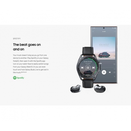 Умные часы Samsung Galaxy Watch 3 Black SM-R840NZKAMEA - фото 19