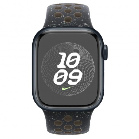 Смарт-часы Apple Watch Series 9 A2978 41мм темная ночь Nike Sport Band  (MR9L3LL/A/MUUN3AM/A) - фото 1