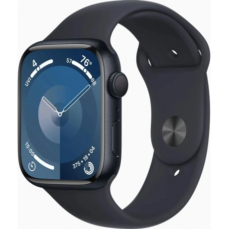 Смарт-часы Apple Watch Series 9 A2980 45мм темная ночь/темная ночь (MR993LL/A) - фото 1