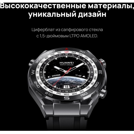 Умные часы Huawei Watch Ultimate (55020AGP) Black - фото 11