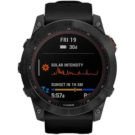 Смарт-часы Garmin Fenix 7x Solar серый 51мм - фото 11