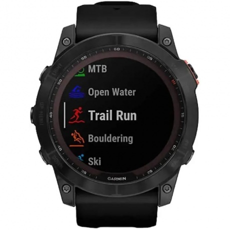 Смарт-часы Garmin Fenix 7x Solar серый 51мм - фото 10