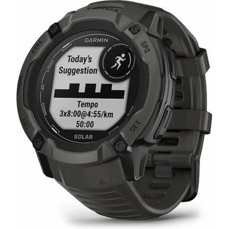 Смарт-часы Garmin Instinct 2X Solar черный 50мм - фото 3