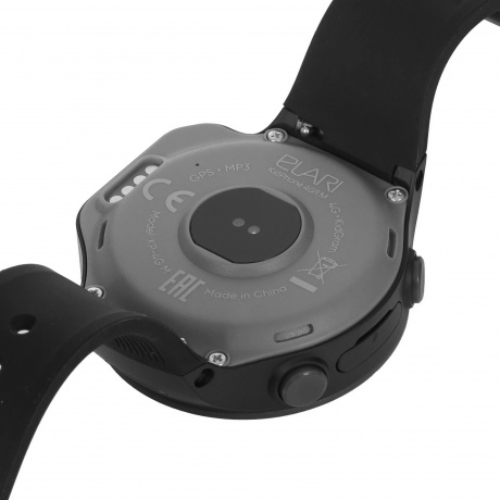 Детские умные часы Elari 4GR M Black - фото 13