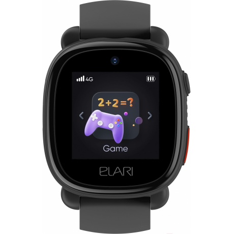 Детские умные часы Elari 4G Lite Black - фото 1