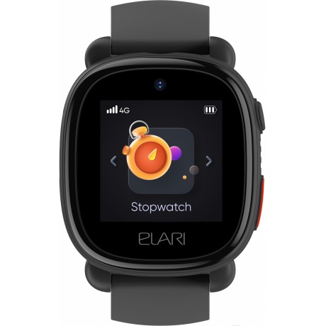 Детские умные часы Elari 4G Lite Black - фото 2