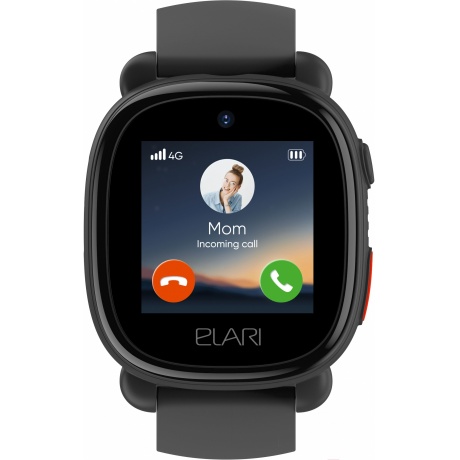 Детские умные часы Elari 4G Lite Black - фото 4