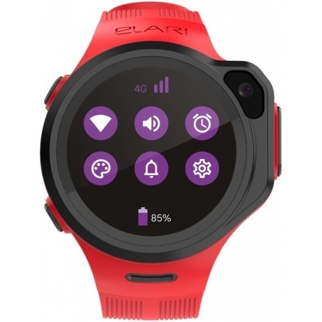 

Детские умные часы Elari 4GR M Red